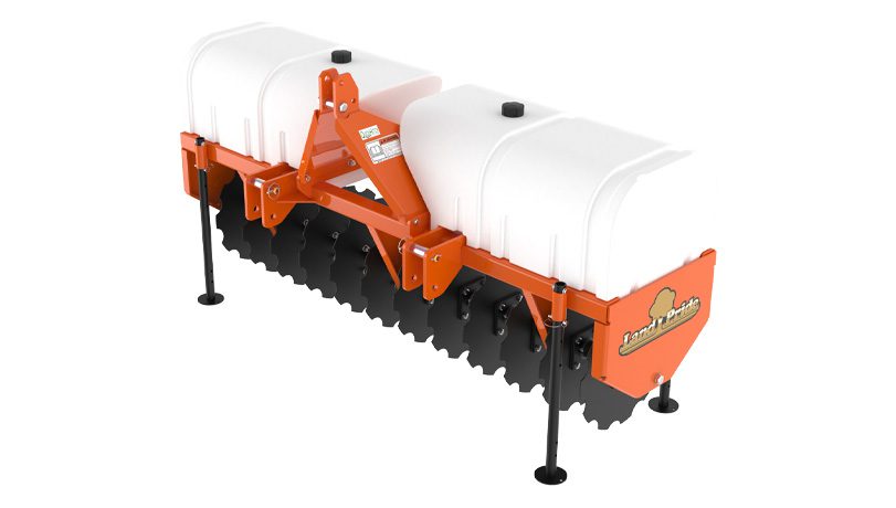 New Land Pride CR Series Straw Crimpers isolated on a white sweep background.