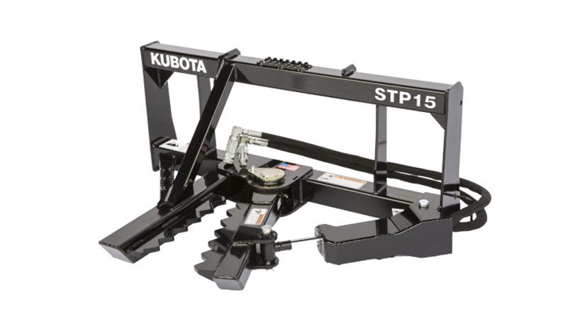 New Land Pride STP15 Series Tree-Post Puller isolated on a white background.