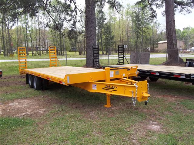 New B&A 25 ft 20K Flatbed Tag-A-Long Trailers