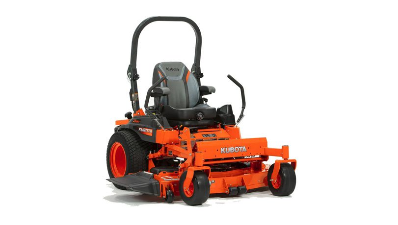 New Kubota Z781KWTi-60 Mower photgraphed on a white sweep background.